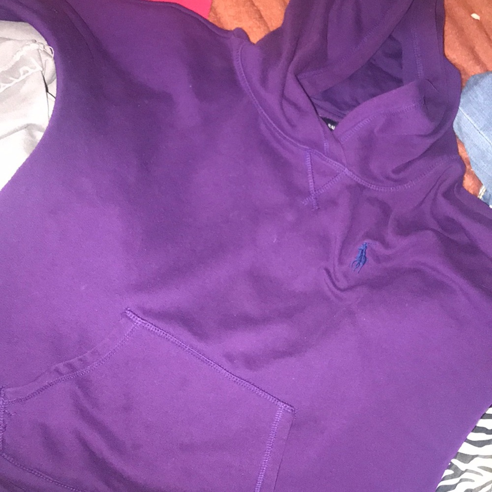 Purple Ralph Lauren Sweat Shirt